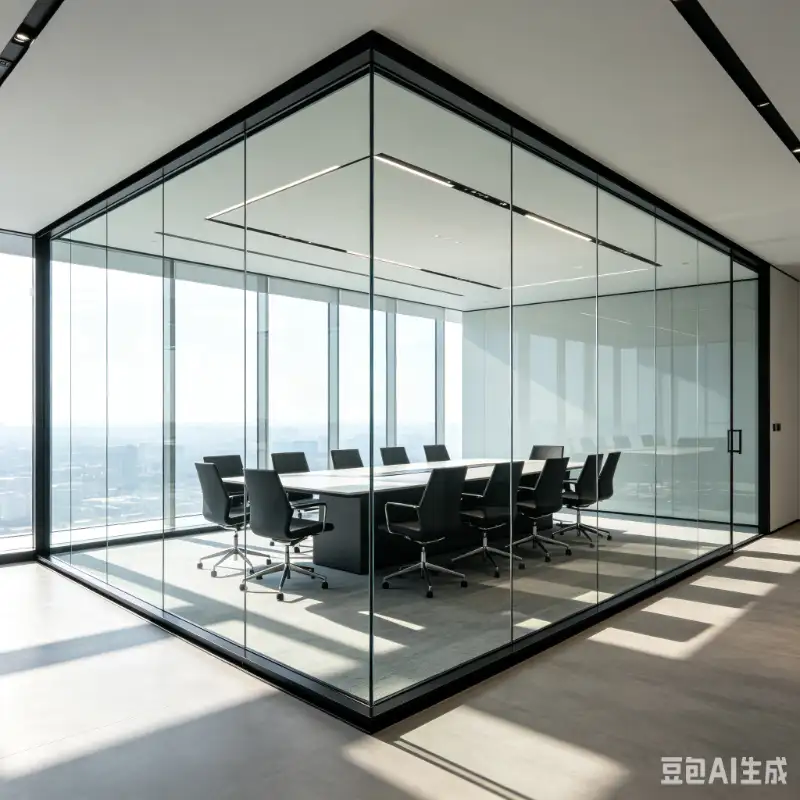 aluminum-glass-partition-u-channel